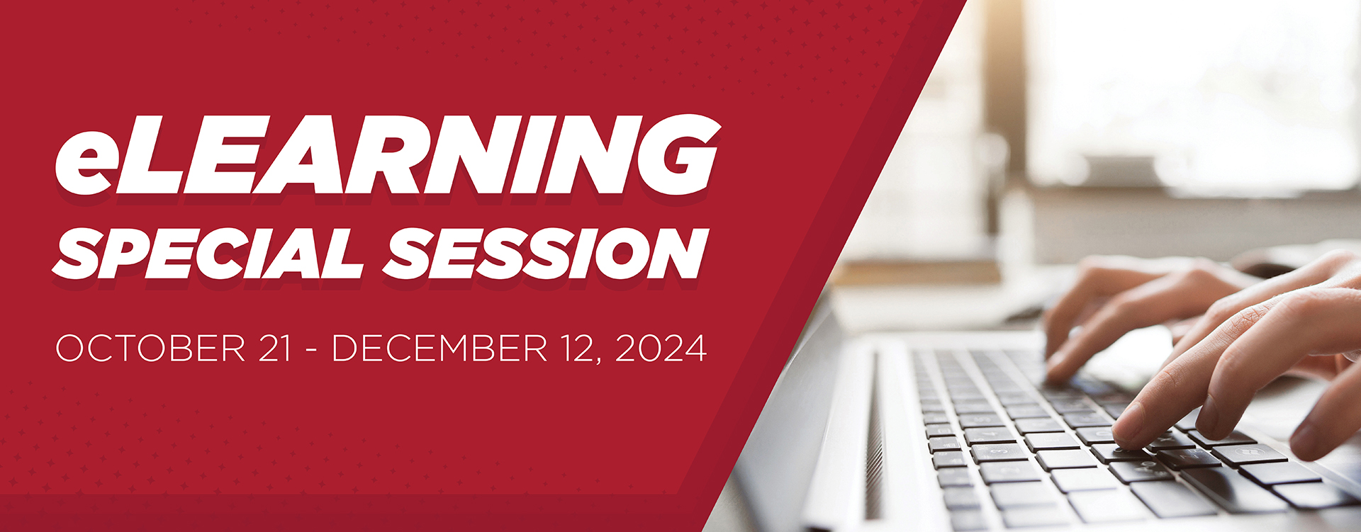 Register for Fall 2024 eLearning Special Sessioncourses