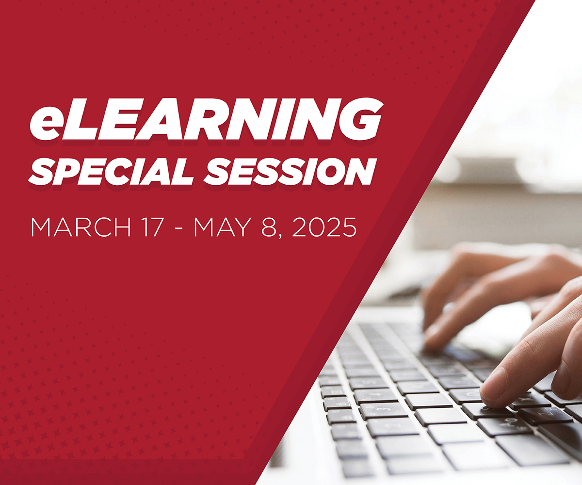 Registration for Spring eLearning Special Session courses is open